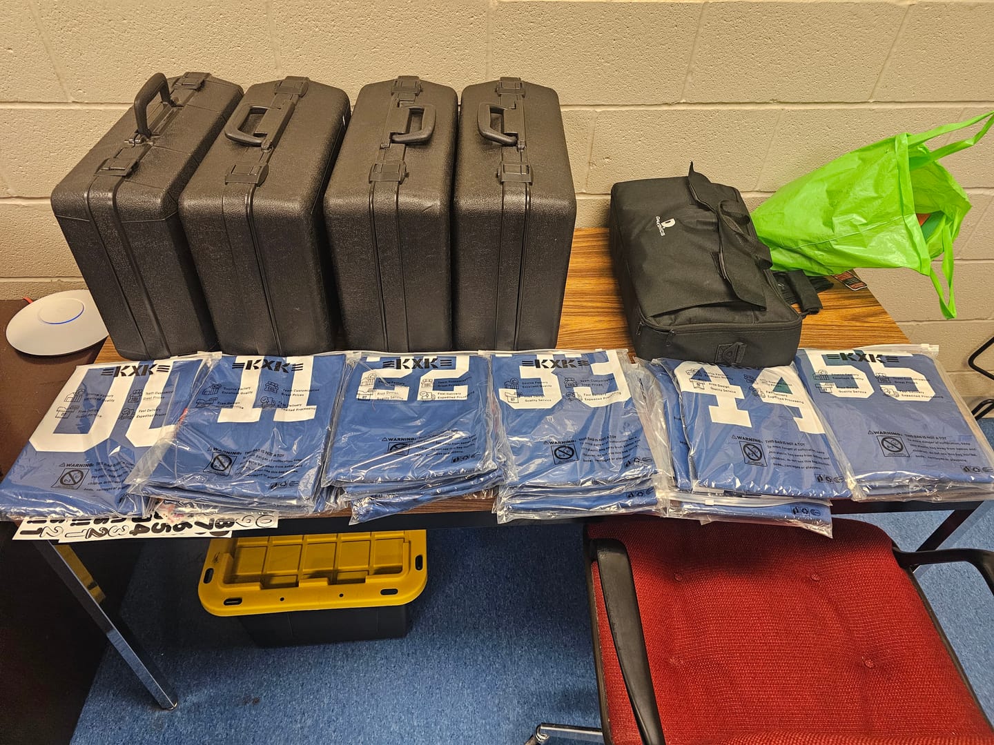 Customer photo review of Custom Navy White Reversible Double Side Tops Basketball Jersey