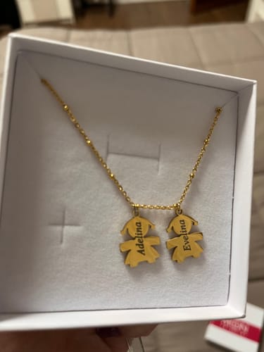 Customer photo review of Collana Nascita con bambino - Piccolo Mio