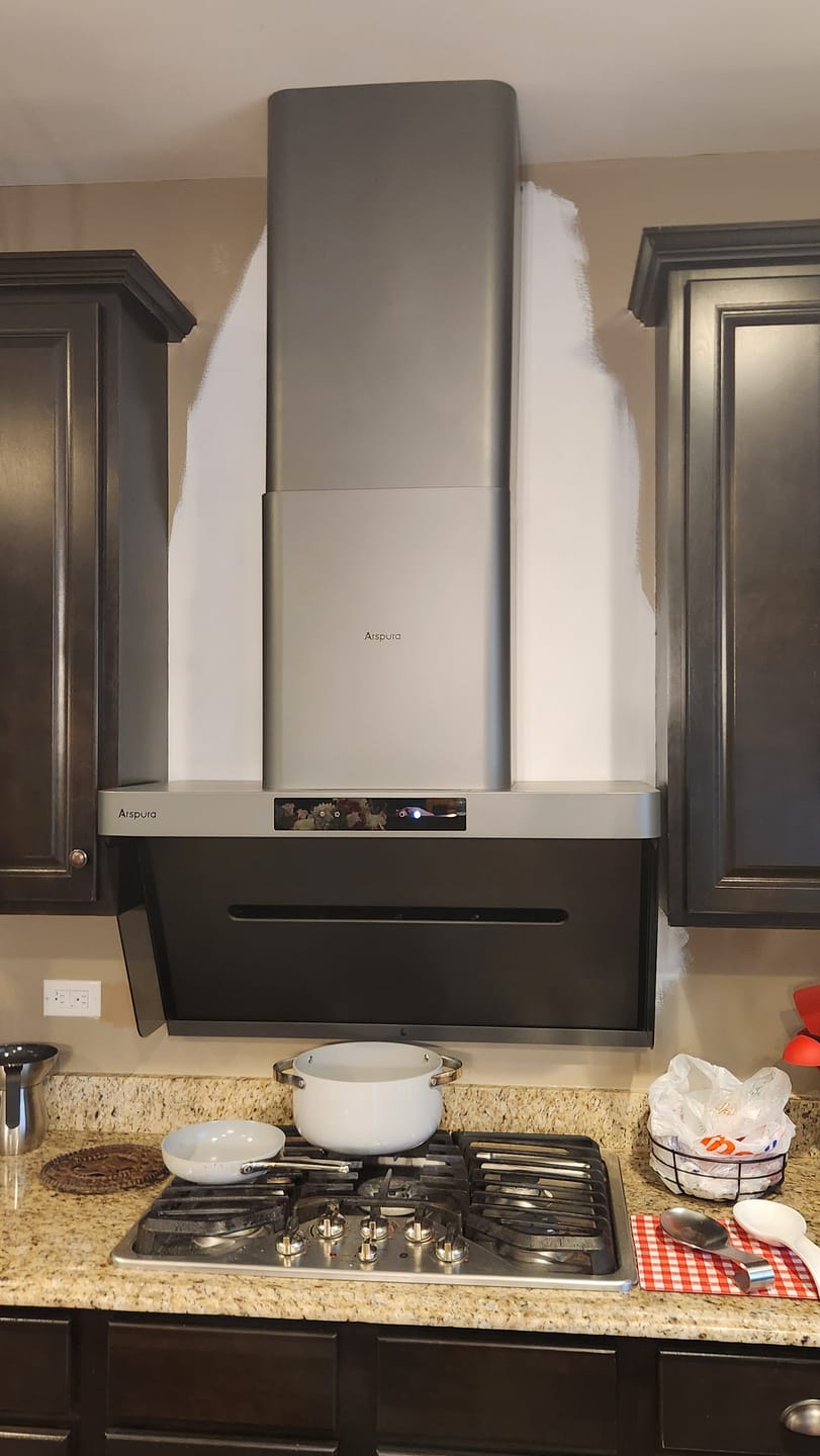 Customer photo review of Arspura 36'' P1 IQV Range Hood