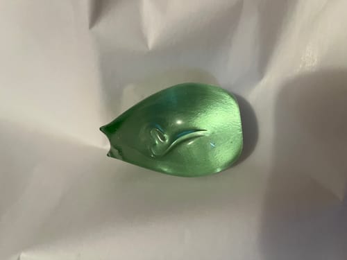 Customer photo review of Little Glass Love Cat, Celadon