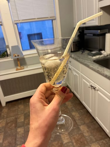 Customer photo review of Galway Crystal LIBERTY GOBLET PAIR