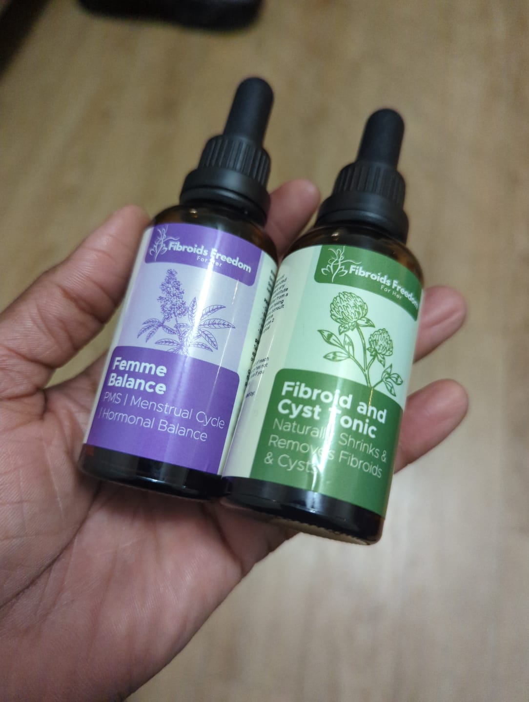 Customer photo review of Fibroids Freedom For Her Bundle