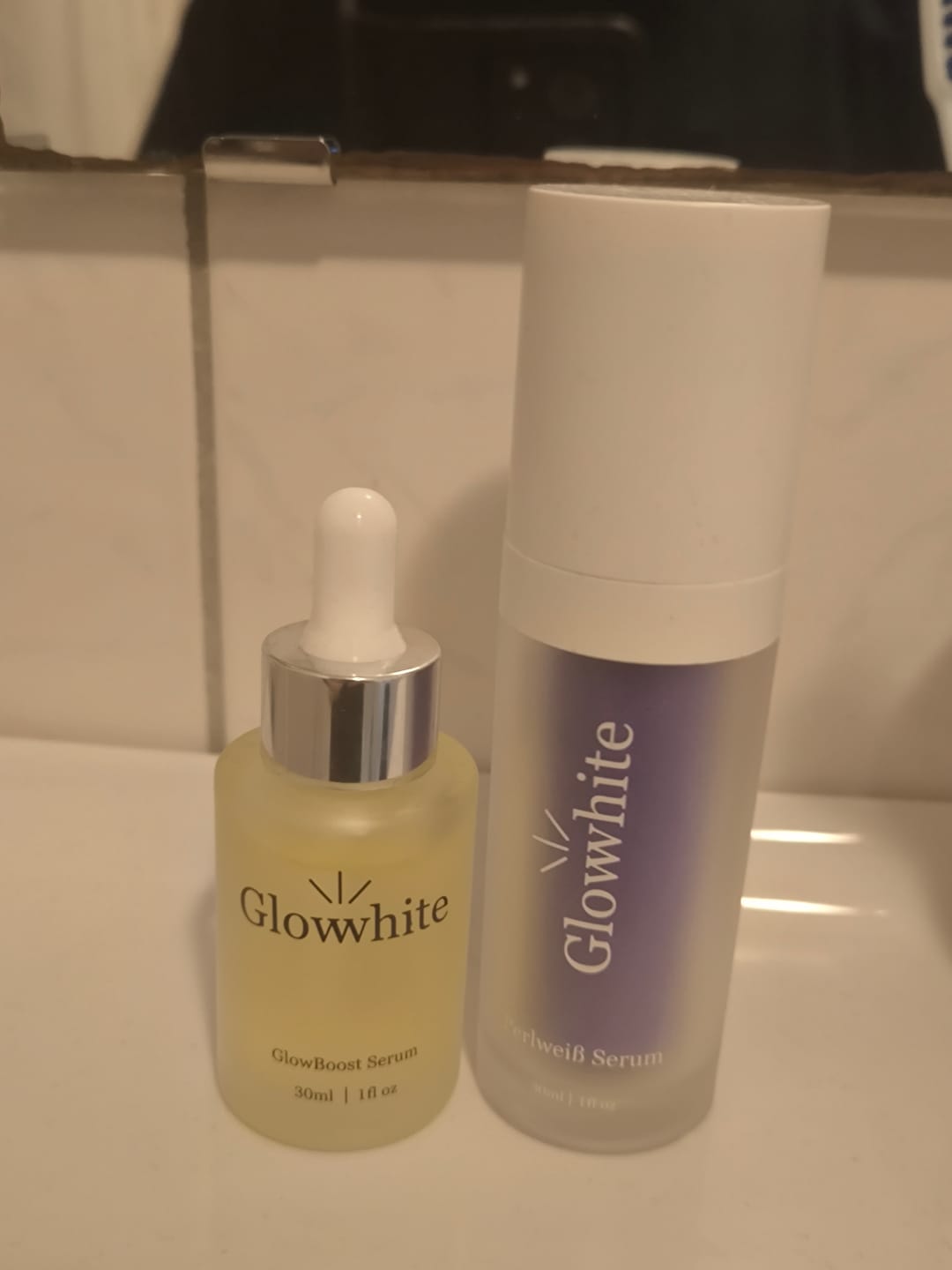 Customer photo review of GlowBoost Serum