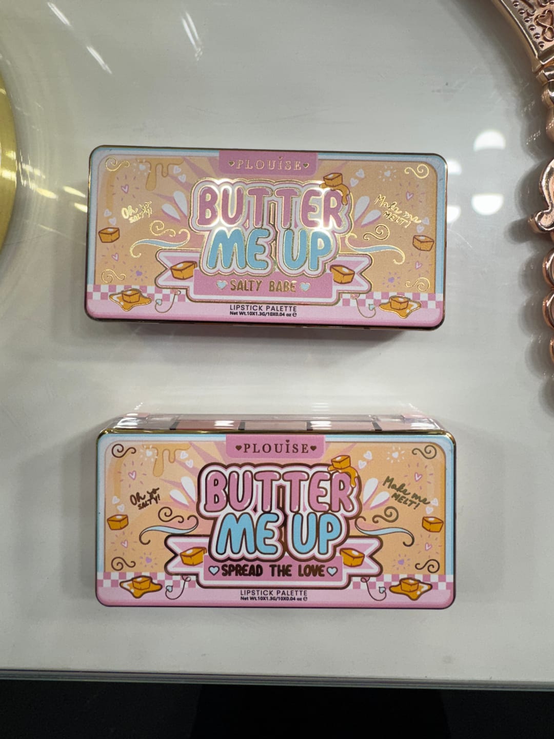 Customer photo review of P. Louise Butter Me Up Lipstick Palettes