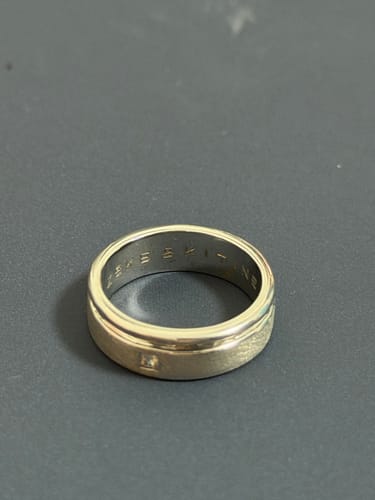 Customer photo review of Kratos Men’s Engagement Ring