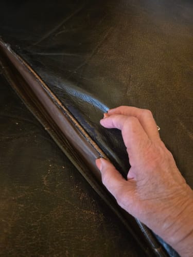 Customer photo review of Self-Adhesive Leather Stickers for Sofa Repair Patch