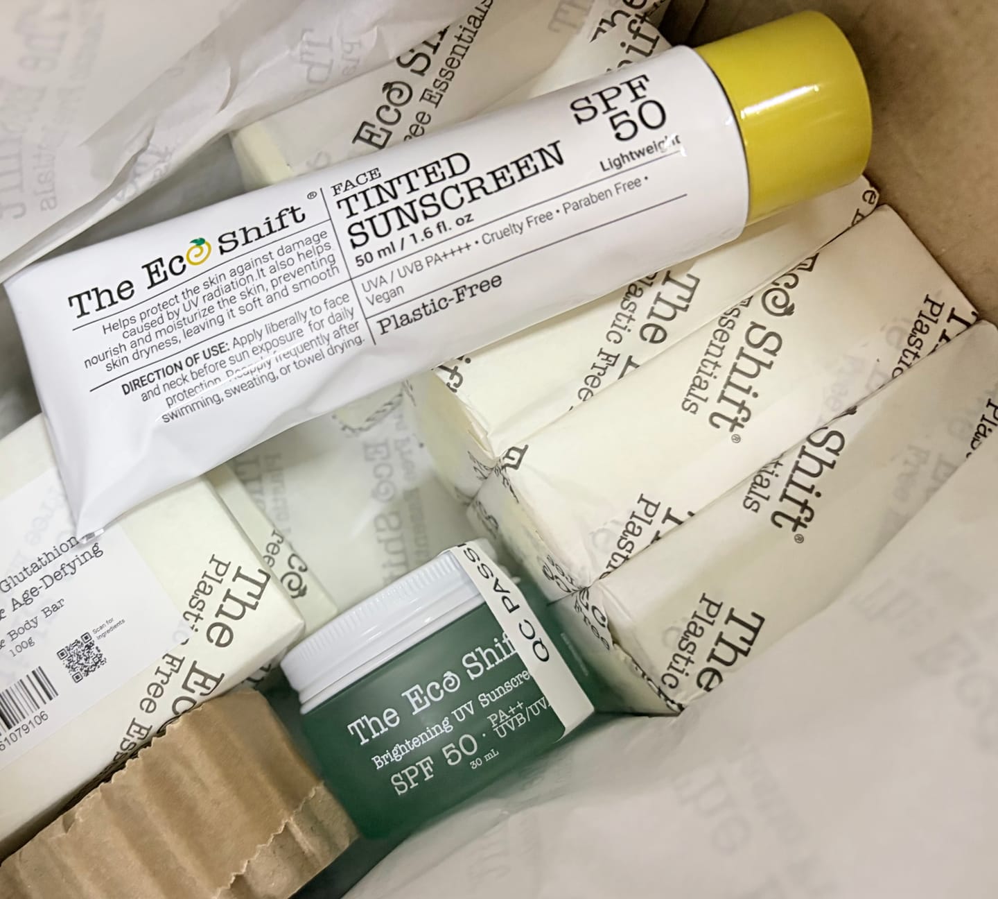 Customer photo review of UV Brightening Sunscreen SPF30
