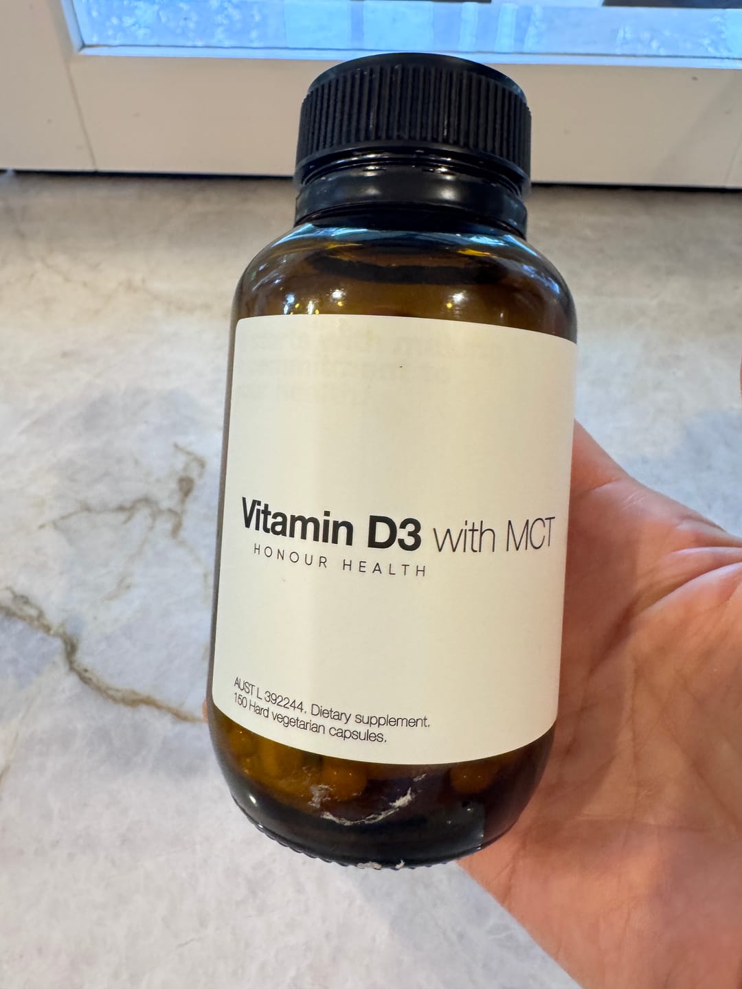 Customer photo review of Vitamin D3 with MCT (Vegan Friendly) - 150 Capsules