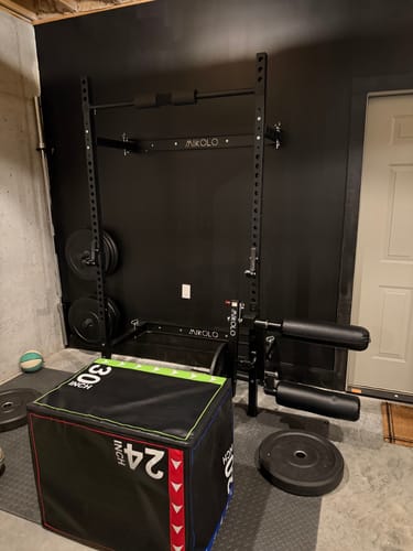 Customer photo review of Rack Mounted Leg Extension and Curl Attachment - 2"×2"