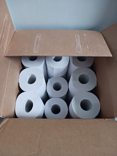 Customer photo review of Recycled 3 Ply Toilet Paper