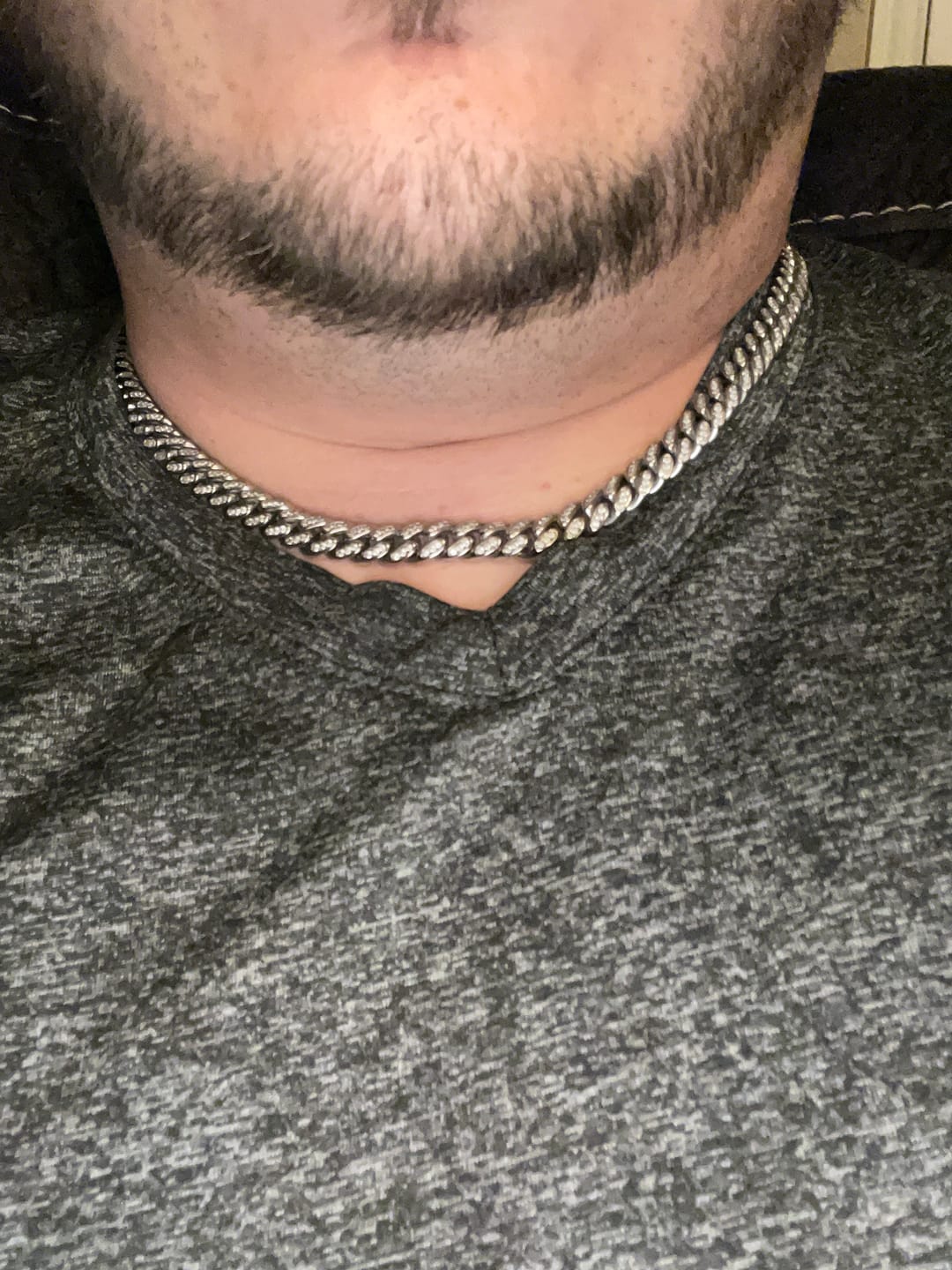 Customer photo review of 8mm Miami Cuban Link Chain