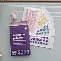 Customer photo review of 240 CT Superstar Pimple Patches Hydrocolloid Patch Spot Treatment with Salicylic Acid & Tea Tree Oil