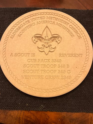 Customer photo review of 1/2'' x 1/4'' Point Cutter Roundover 1/4'' Radius - 1/4 Shank - PC25