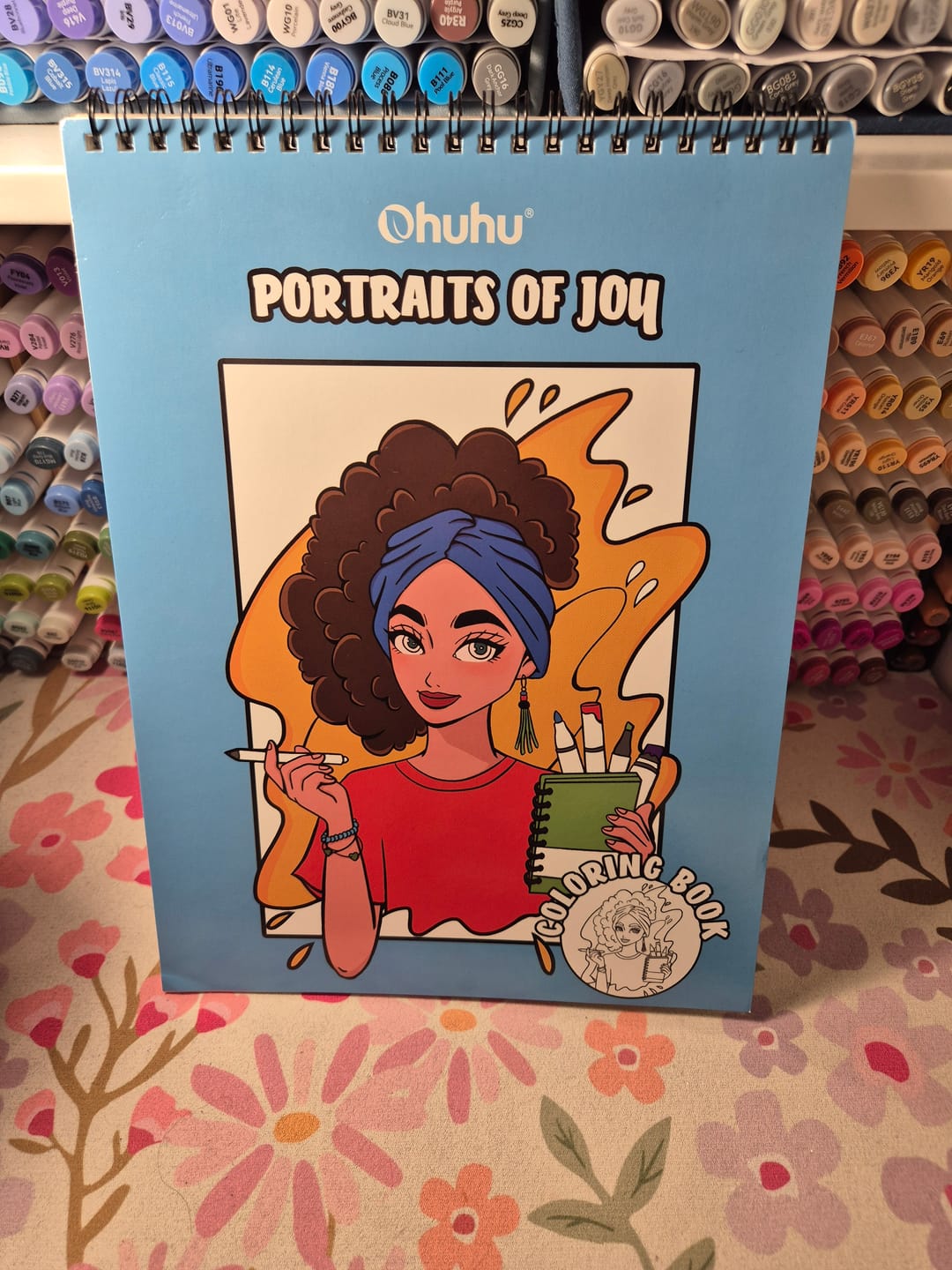 Customer photo review of Ohuhu Double-Sided Bleedproof Coloring Book