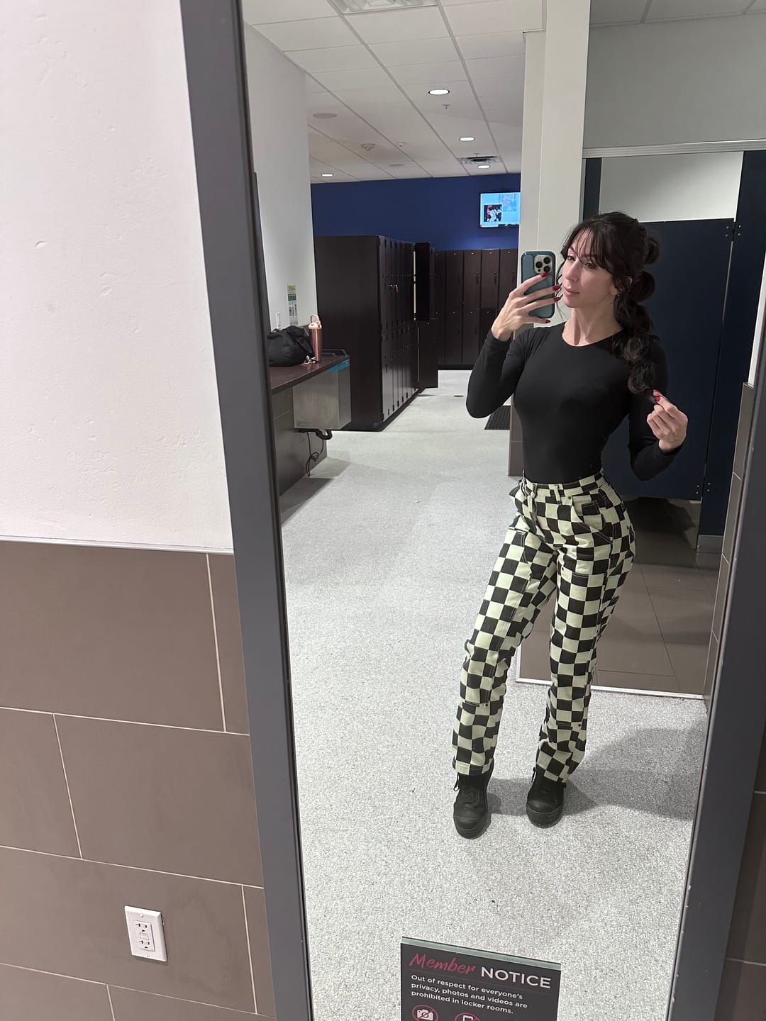 Customer photo review of Gravedigger Carpenter Pant - Checkered