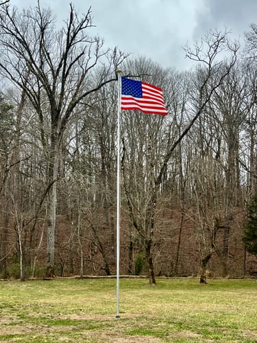 Customer photo review of 4' x 6' American Flag