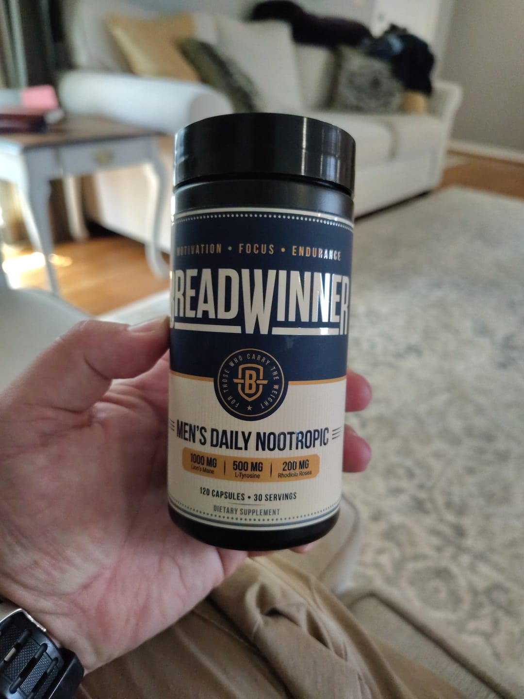 Customer photo review of Daily Nootropic for Men