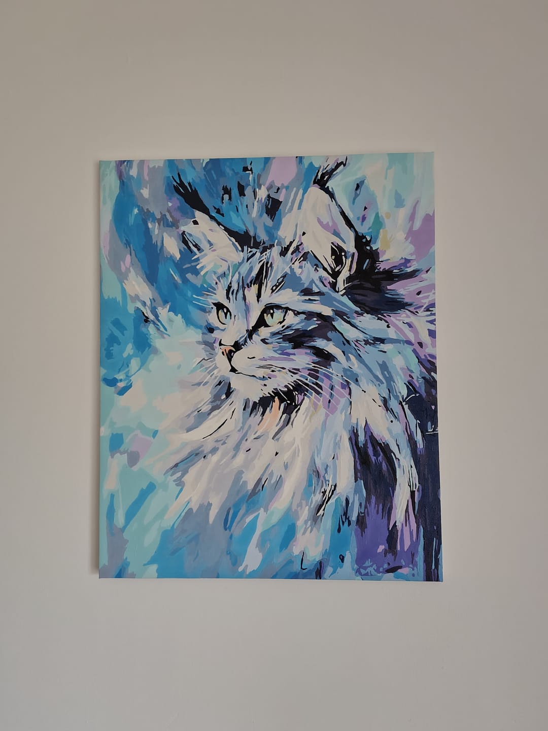 Customer photo review of Abstract Maine Coon