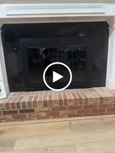 Customer video review of Ardmore Flat Black Masonry Fireplace Door | Durable Design