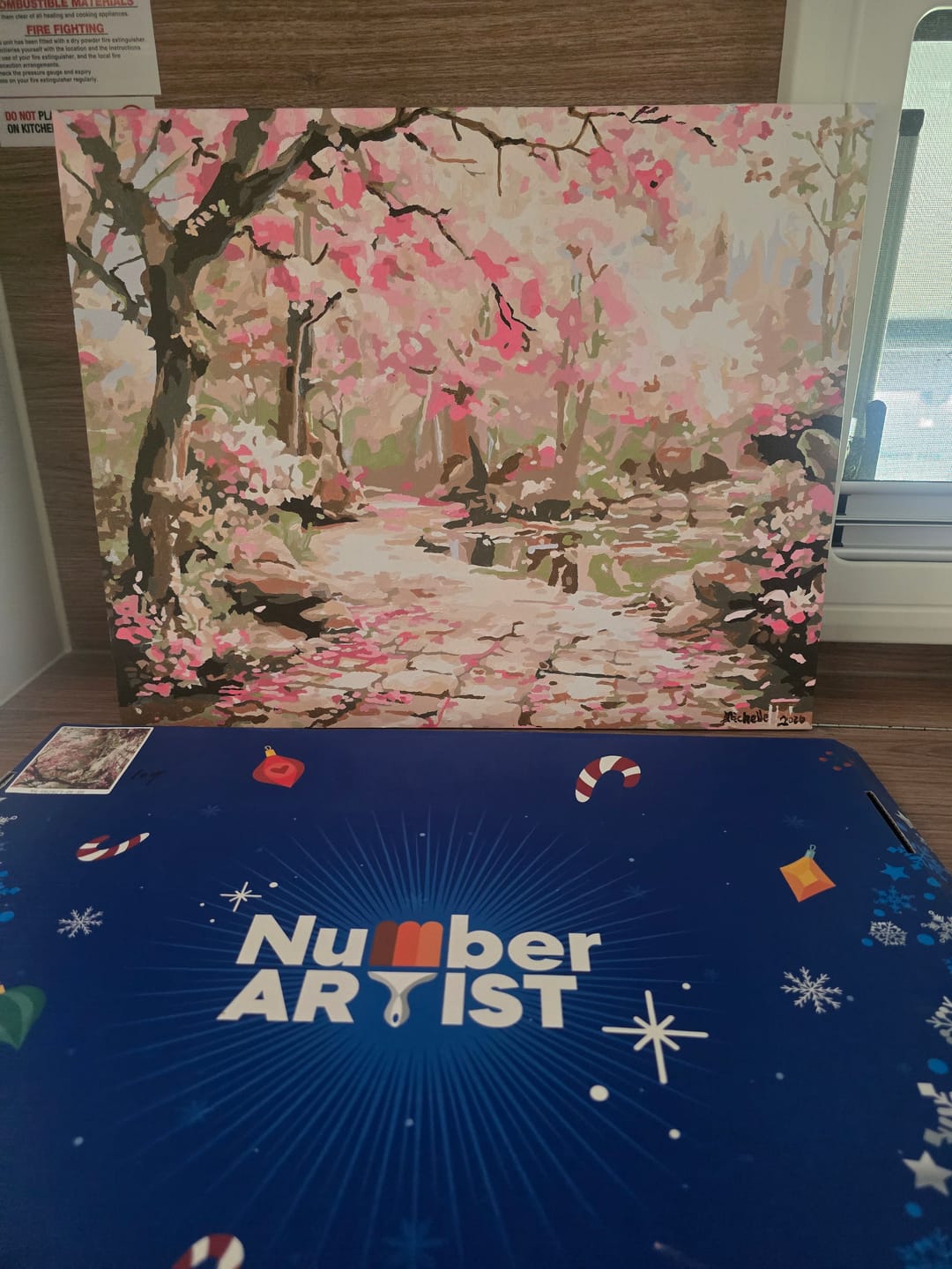 Customer photo review of Serene Sakura Stone Path