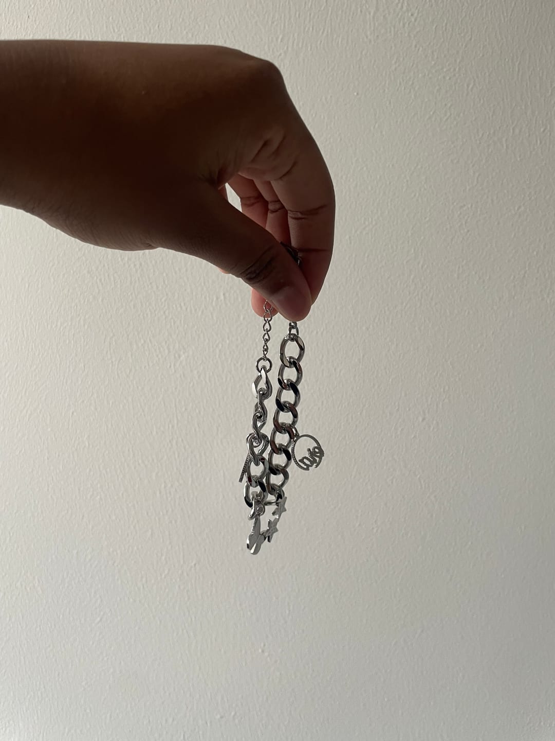 Customer photo review of Silver Era Charm Bracelet