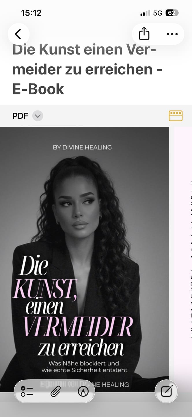 Customer photo review of E-Book: Die Kunst einen Vermeider zu erreichen