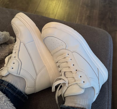 Customer photo review of ELEVATESHOES WHITE CLASSY
