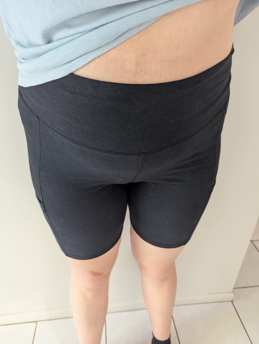 Customer photo review of Hemp Bike Short with Pockets
