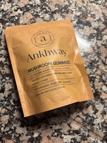 Customer photo review of Mushroom Gummies