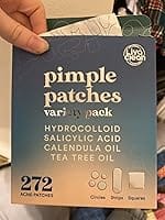 Customer photo review of 272 CT Variety Pack Pimple Patches Hydrocolloid Patch Spot Treatment