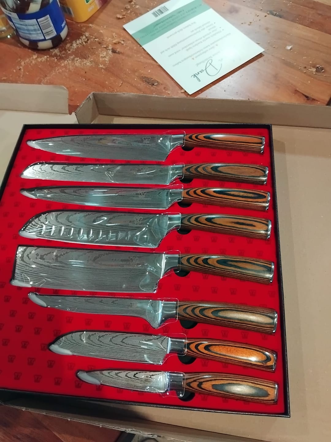 Customer photo review of Akarui Messerset Premium 8-teilig | VIP SALE