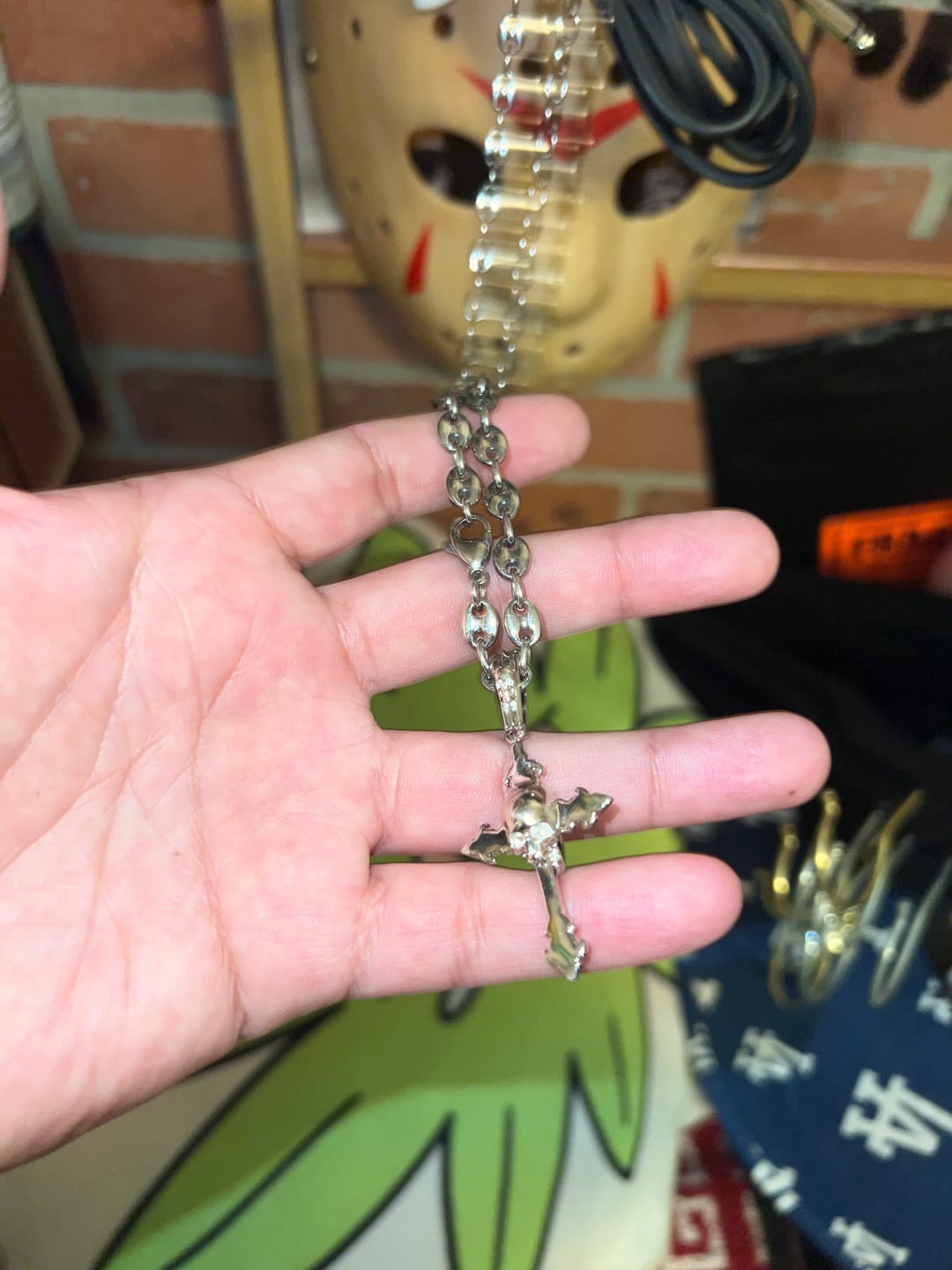Customer photo review of DOWN YOUR THROAT PENDANT