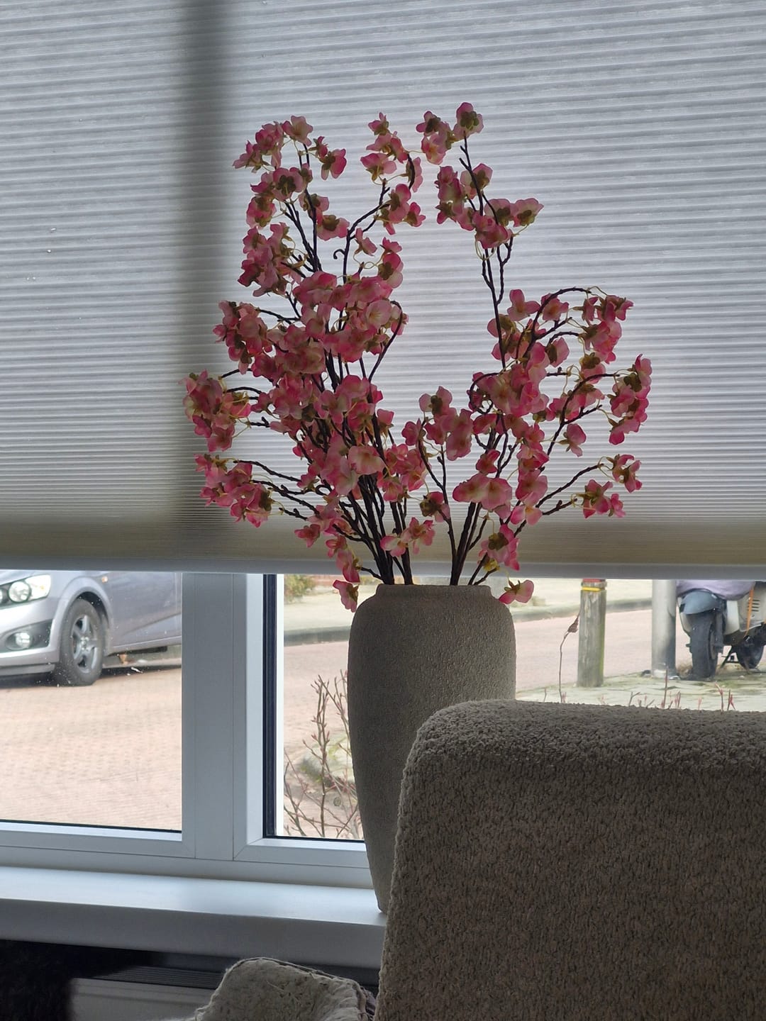 Customer photo review of Zijden Bloesem - Fuchsia roze
