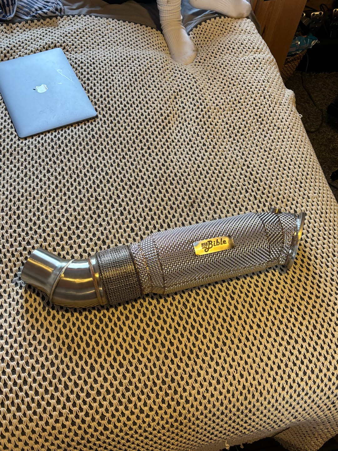 Customer photo review of 5 Inch Catless Downpipe