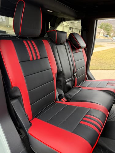 Customer photo review of Premium Custom-Fit Seat Covers