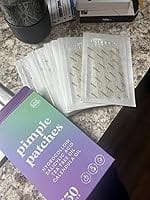 Customer photo review of 330CT Pimple Patches Hydrocolloid Patch Spot Treatment with Salicylic Acid, Tea Tree Oil & Calendula Oil - 4 Sizes