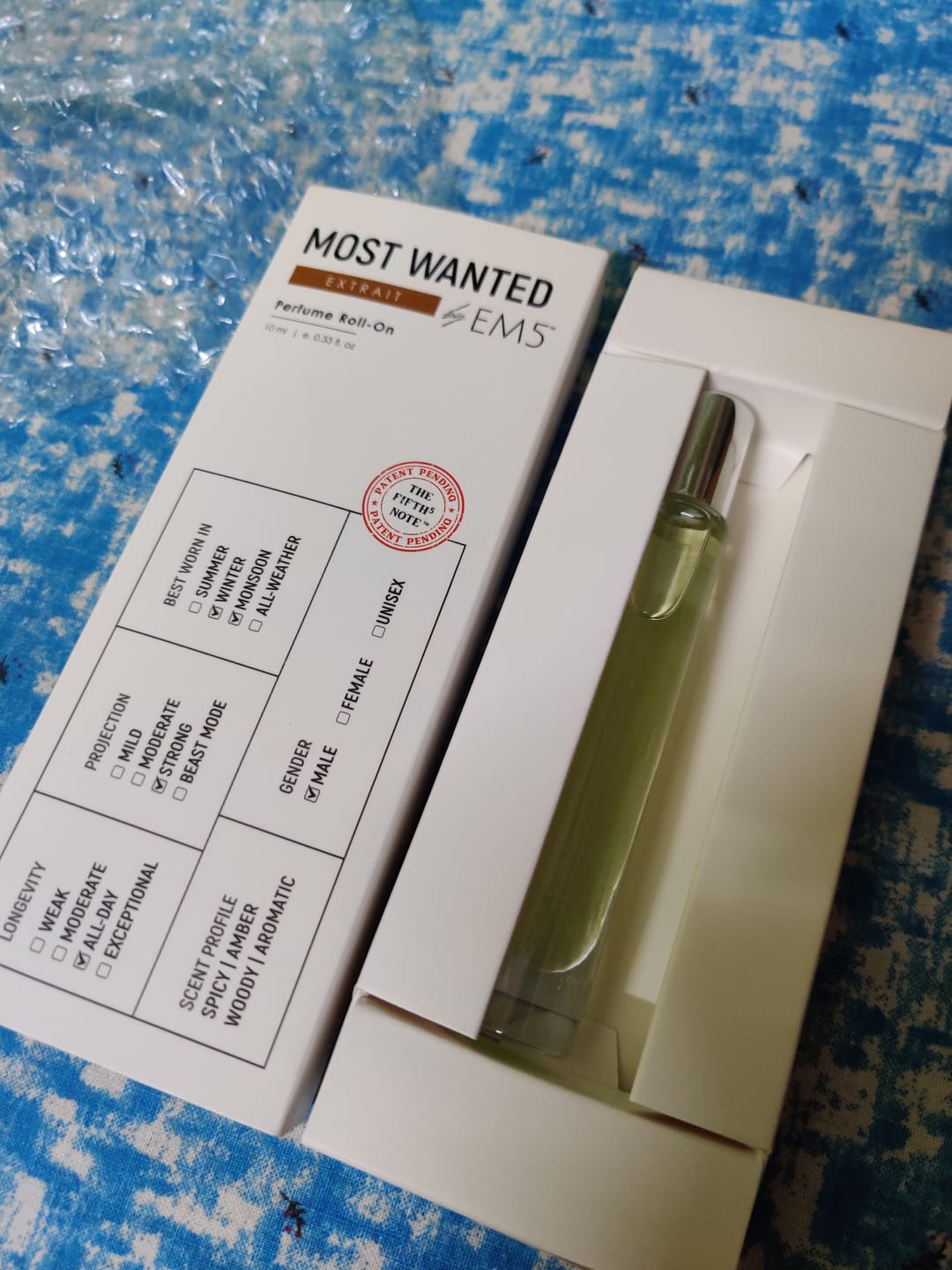 Customer photo review of Most Wanted Perfume Roll-On