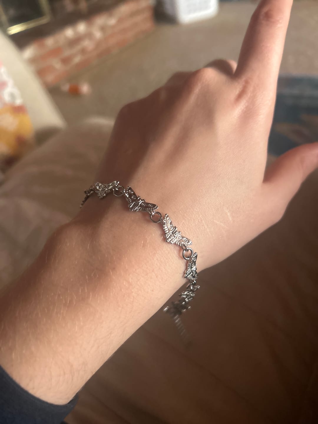 Customer photo review of MOTH BRACELET