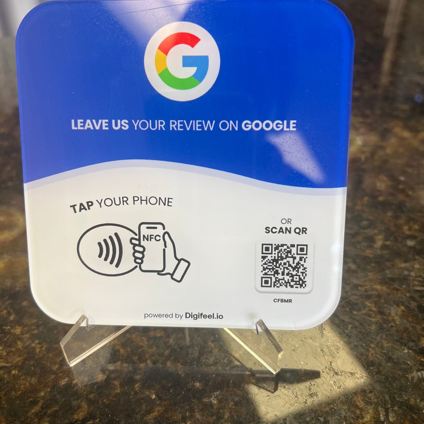 Customer photo review of Stand for Digifeel Plate