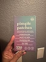Customer photo review of 330CT Pimple Patches Hydrocolloid Patch Spot Treatment with Salicylic Acid, Tea Tree Oil & Calendula Oil - 4 Sizes