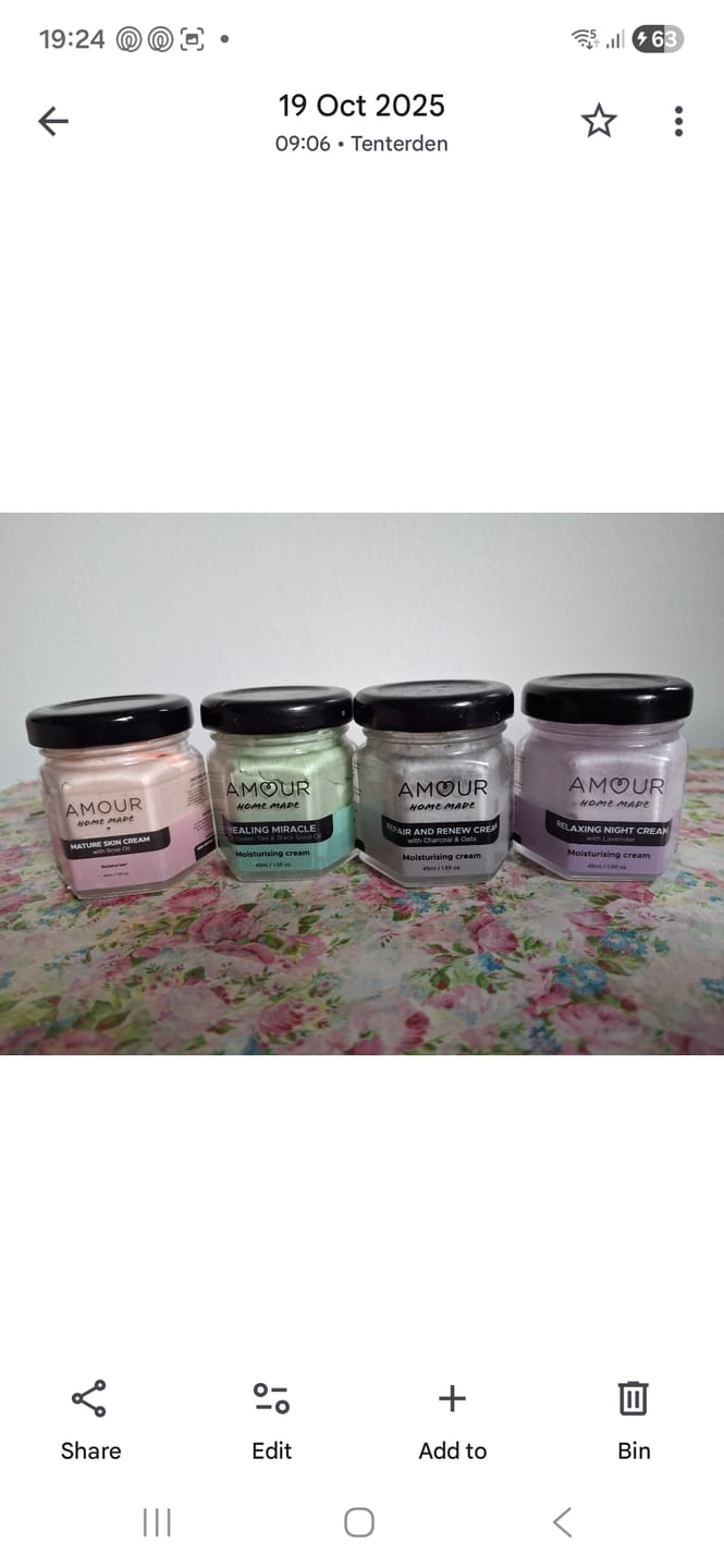 Customer photo review of Mature Skin Cream