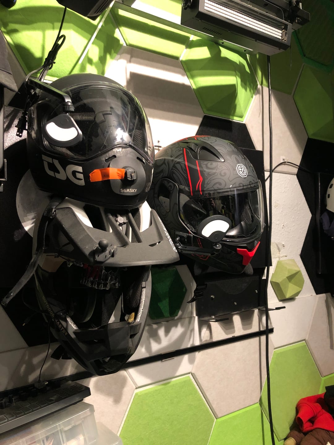 Customer photo review of Helmet Mirror