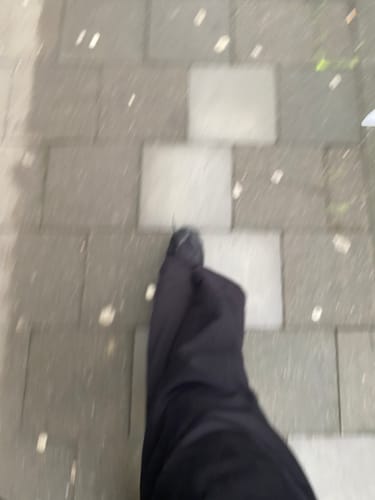 Customer photo review of Omirad Minimal Curved Denim Pants