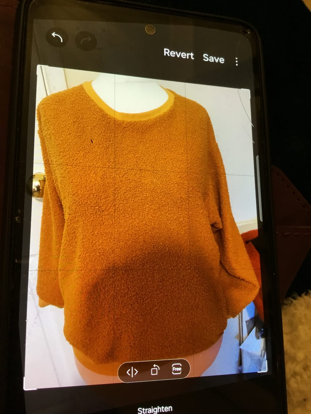 Customer photo review of Plain Sheep Loop Boucle Fabric