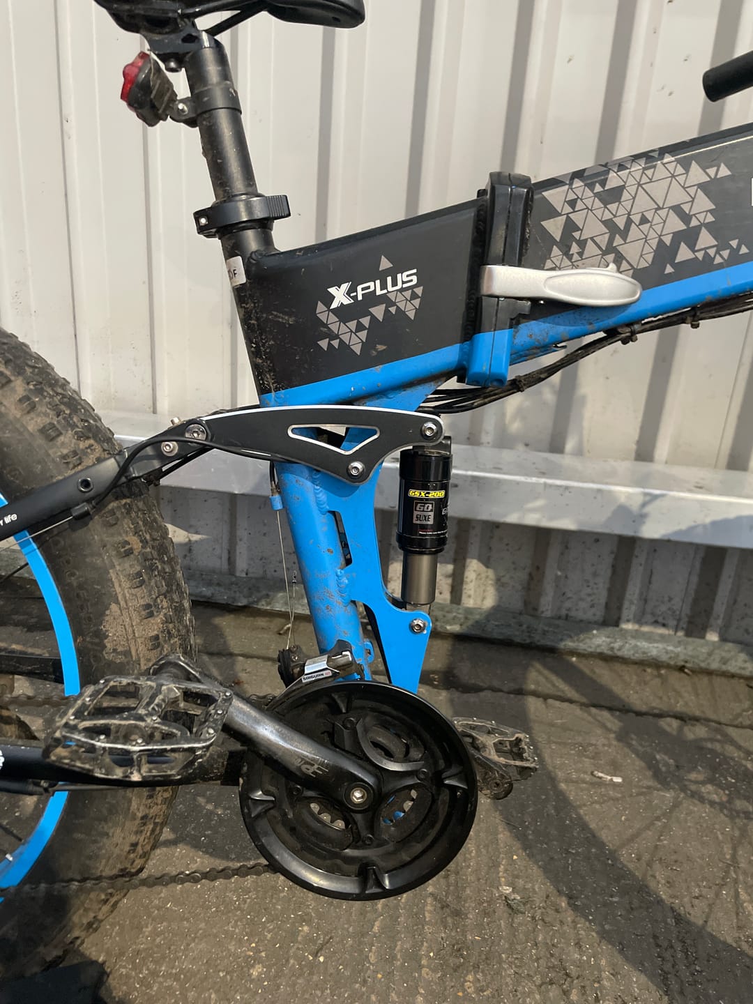 Customer photo review of Bezior Bicycle Strength Shock Absorber