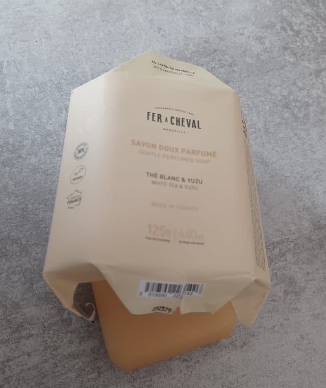 Customer photo review of Savon surgras - Thé blanc & Yuzu