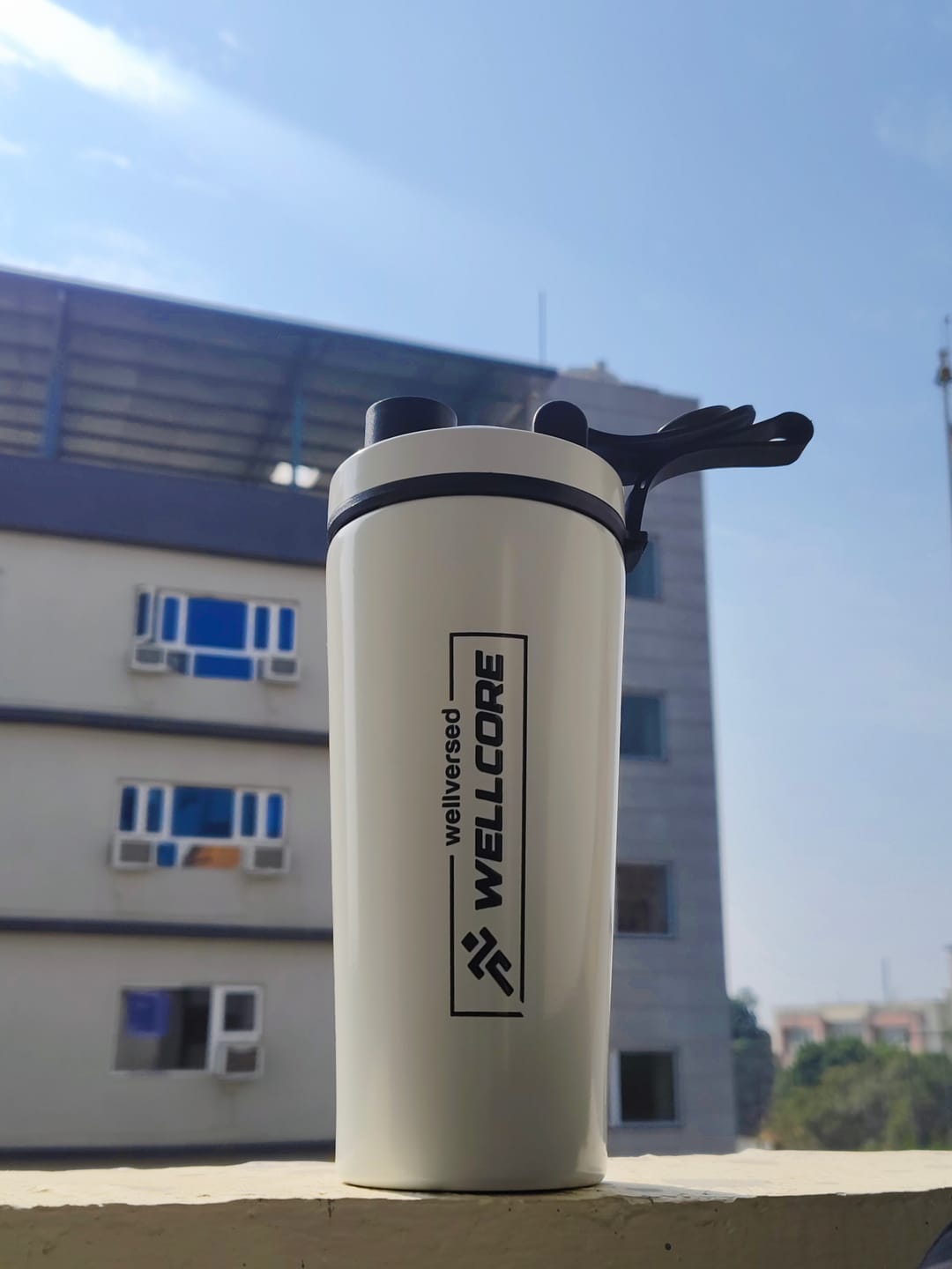 Customer photo review of Wellcore - Micronised Creatine Monohydrate (83 Servings, Kiwi Kick) + Premium Steel Shaker