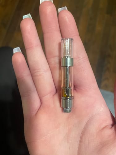 Customer photo review of THC SKYWALKER Full Spectrum 510 Thread Vape Cartridge 1000mg 1 gram
