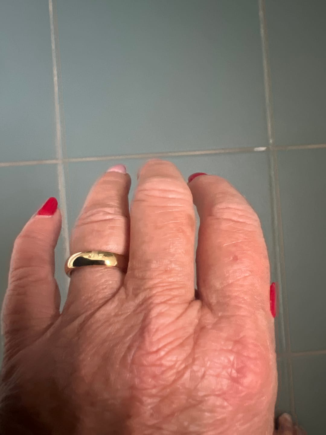 Customer photo review of Classic Stacking Ring