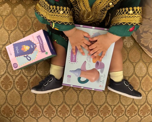 Customer photo review of Arabic Alphabet Flashcards with Ring